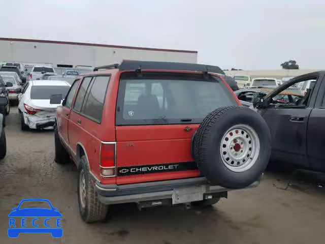 1992 CHEVROLET BLAZER S10 1GNDT13W6N2203525 image 2