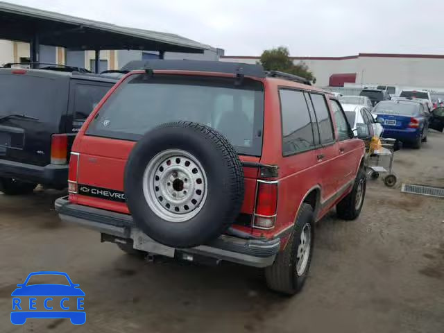 1992 CHEVROLET BLAZER S10 1GNDT13W6N2203525 image 3