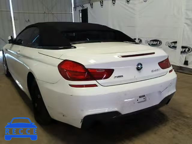 2014 BMW 640 XI WBAYP5C53EDZ27820 зображення 2