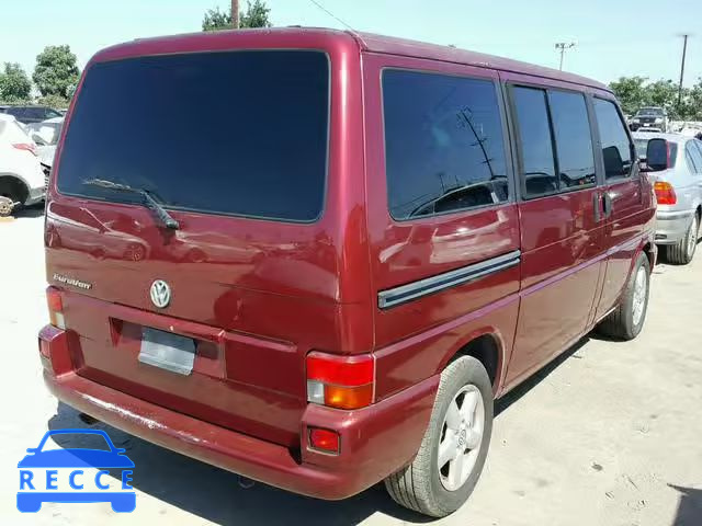 2001 VOLKSWAGEN EUROVAN GL WV2KB47001H140182 зображення 3