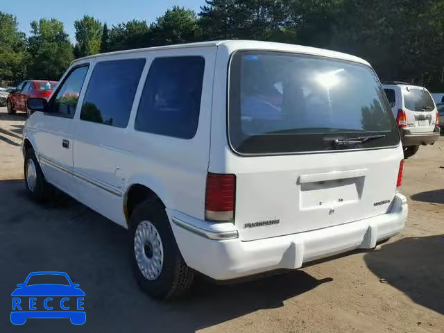 1992 PLYMOUTH VOYAGER 2P4GH2536NR707408 зображення 2