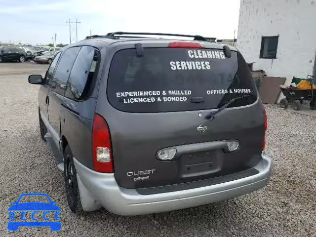 2002 NISSAN QUEST GLE 4N2ZN17T72D809860 image 2