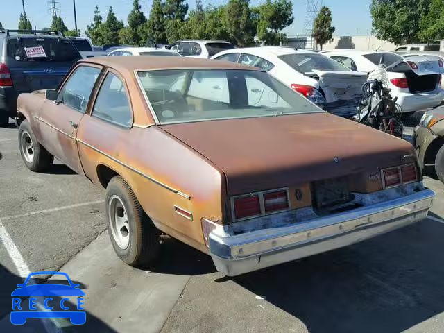 1976 CHEVROLET NOVA 1X27D6W122464 Bild 2