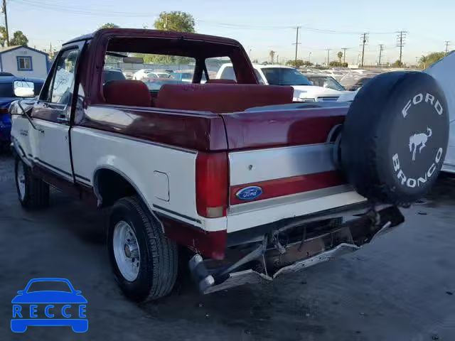 1991 FORD BRONCO U10 1FMEU15H9MLA73012 image 2