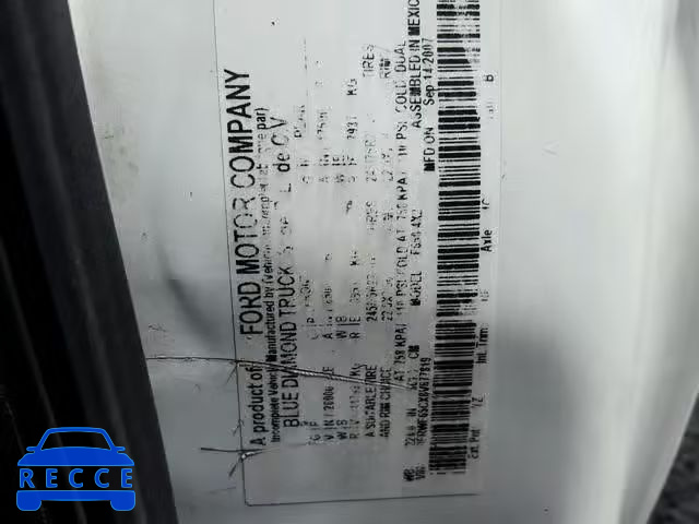 2008 FORD F650 SUPER 3FRWF65CX8V677819 image 9