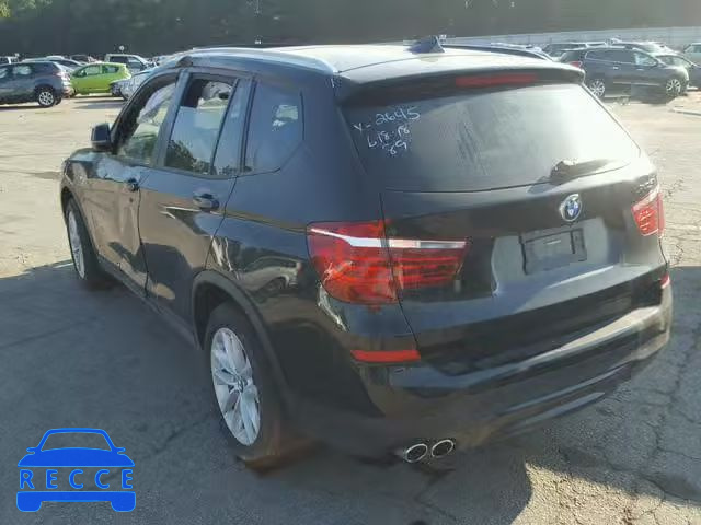 2017 BMW X3 SDRIVE2 5UXWZ7C35H0X42645 image 2