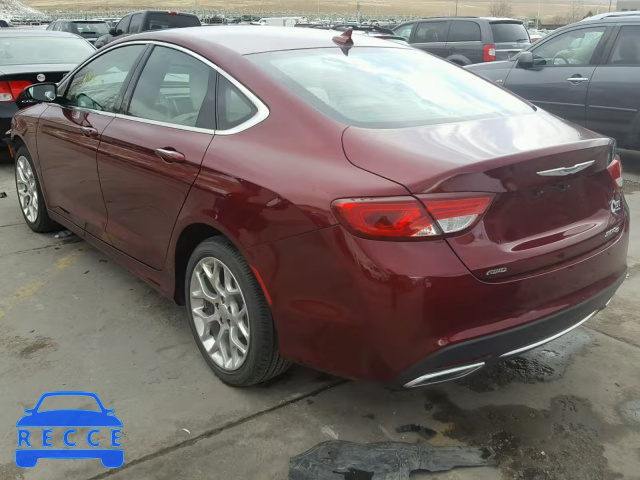 2016 CHRYSLER 200 C 1C3CCCEGXGN118182 зображення 2