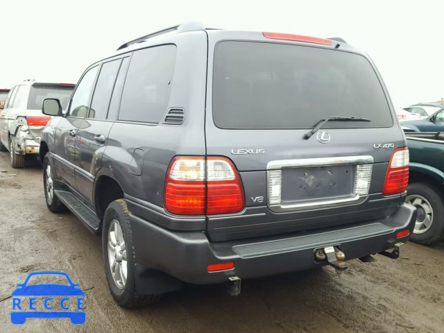 2004 LEXUS LX 470 JTJHT00WX43539659 image 2
