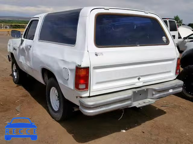 1989 DODGE RAMCHARGER 3B4GM07Y8KM944480 зображення 2