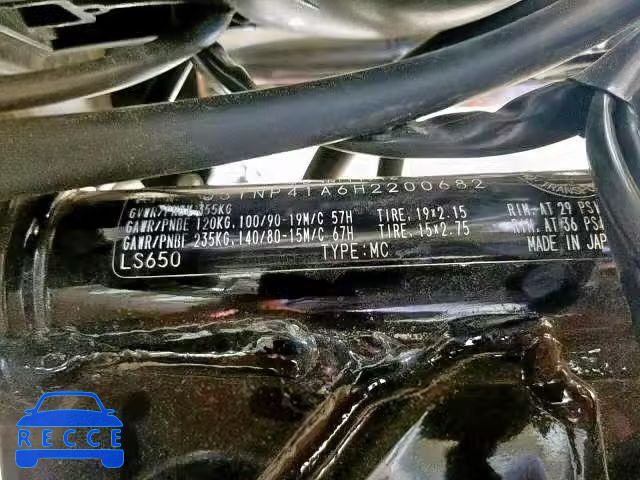 2017 SUZUKI LS650 JS1NP41A6H2200682 image 8