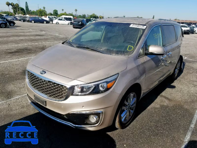 2015 KIA SEDONA SXL KNDME5C12F6032877 Bild 1