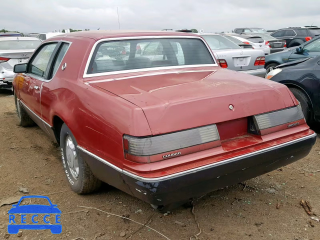 1986 MERCURY COUGAR 1MEBP92F9GH665760 зображення 2