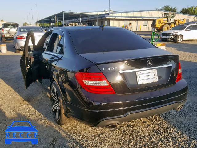 2014 MERCEDES-BENZ C 350 WDDGF5HB9ER319809 зображення 2