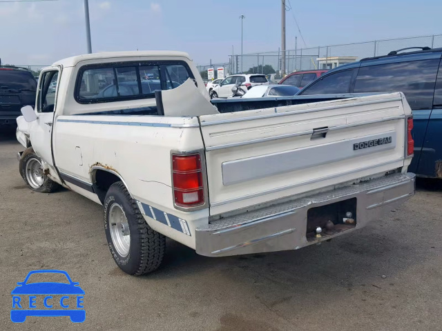 1985 DODGE D-SERIES D 1B7HD14T6FS717386 зображення 2