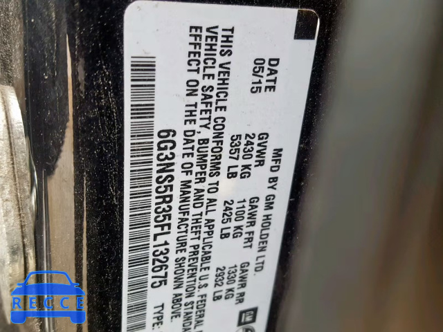 2015 CHEVROLET CAPRICE PO 6G3NS5R35FL132675 image 9