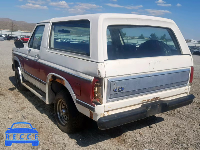 1983 FORD BRONCO U10 1FMEU15Y5DLA77445 image 2