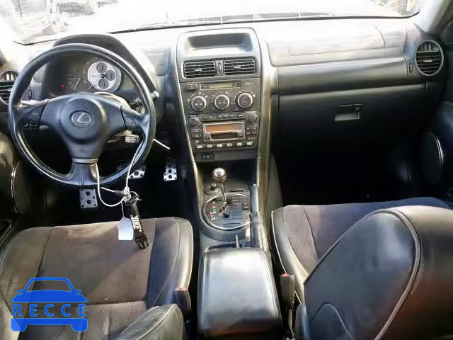 2002 LEXUS IS 300 SPO JTHED192720040162 image 8
