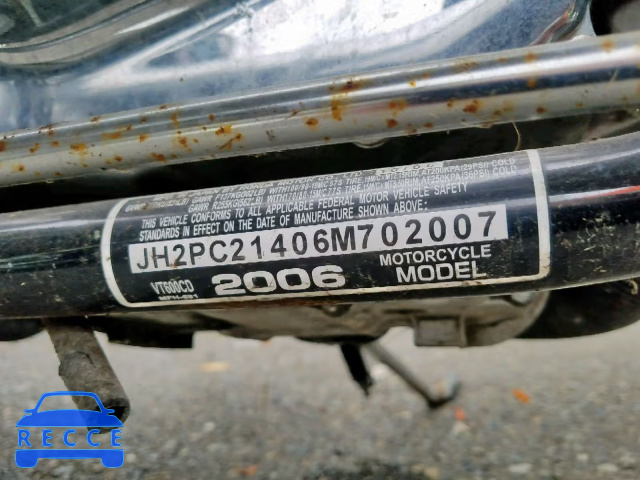 2006 HONDA VT600 CD JH2PC21406M702007 image 9