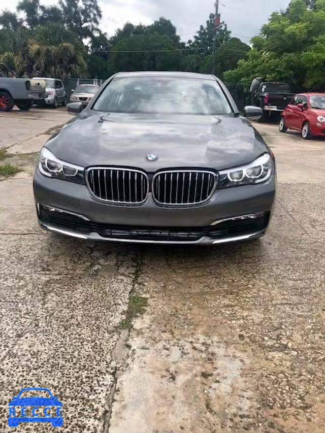 2018 BMW 740 XI WBA7E4C54JGV23834 image 1