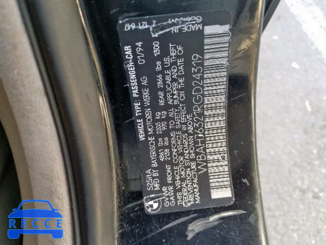 1994 BMW 525 IT AUT WBAHJ6321RGD24319 image 9