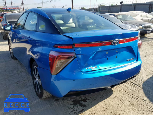 2018 TOYOTA MIRAI JTDBVRBD1JA003872 зображення 2