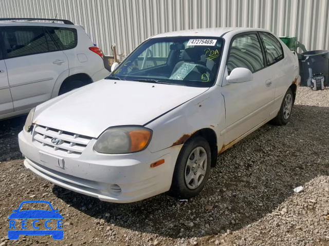 2003 HYUNDAI ACCENT BAS KMHCG35G63U259696 image 1