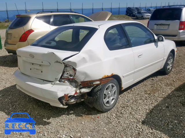 2003 HYUNDAI ACCENT BAS KMHCG35G63U259696 image 3