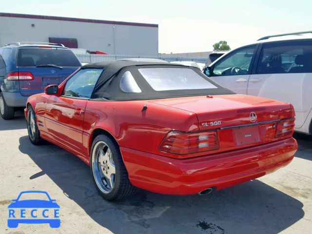 2001 MERCEDES-BENZ SL 500 WDBFA68F71F199760 image 2