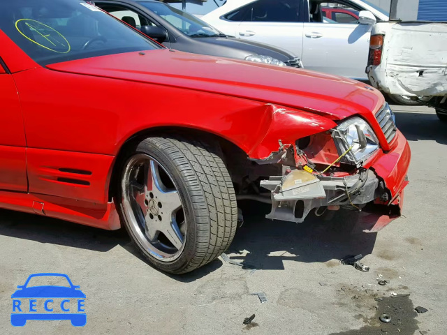 2001 MERCEDES-BENZ SL 500 WDBFA68F71F199760 image 8