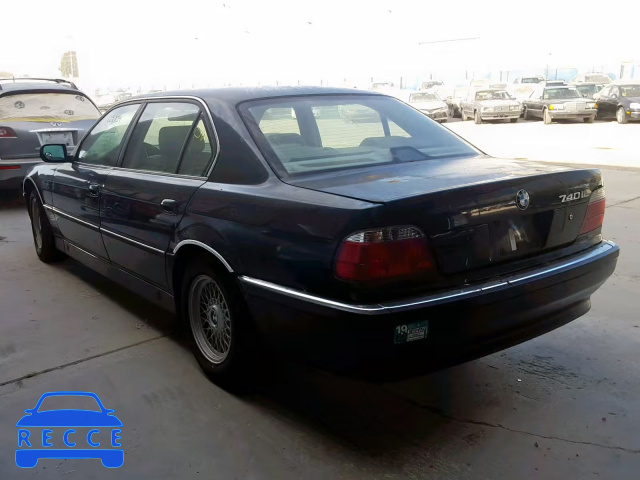 1996 BMW 740 IL WBAGJ8328TDL37968 image 2