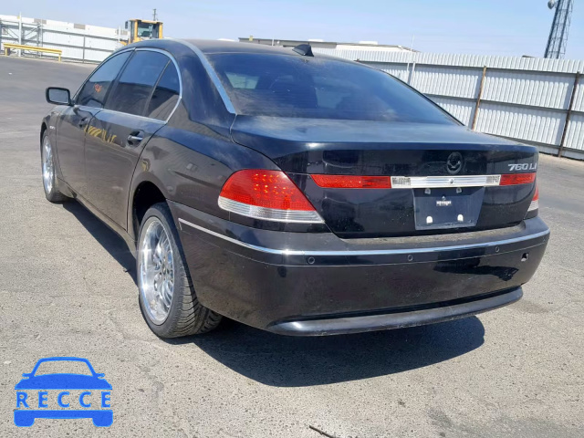 2003 BMW 760 LI WBAGN834X3DK10385 image 2