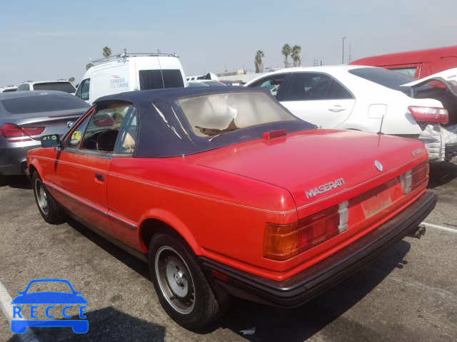 1986 MASERATI SPYDER ZAMFL110XGA330315 image 2