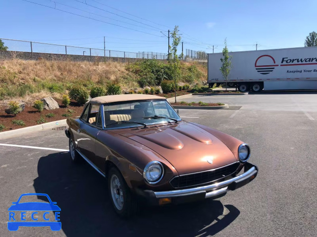 1982 FIAT 124 SPIDER ZFAAS00B8C5001573 image 0