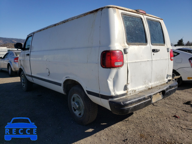1999 DODGE RAM VAN B2 2B7JB21Z5XK582032 зображення 2