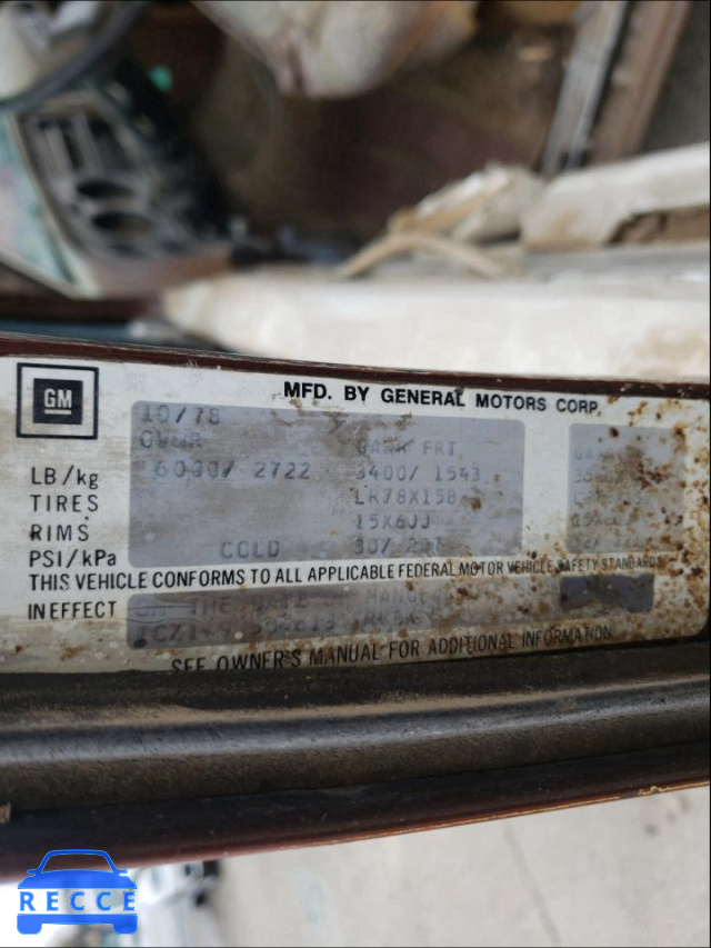 1979 GMC SIERRA TCZ149J504613 image 9