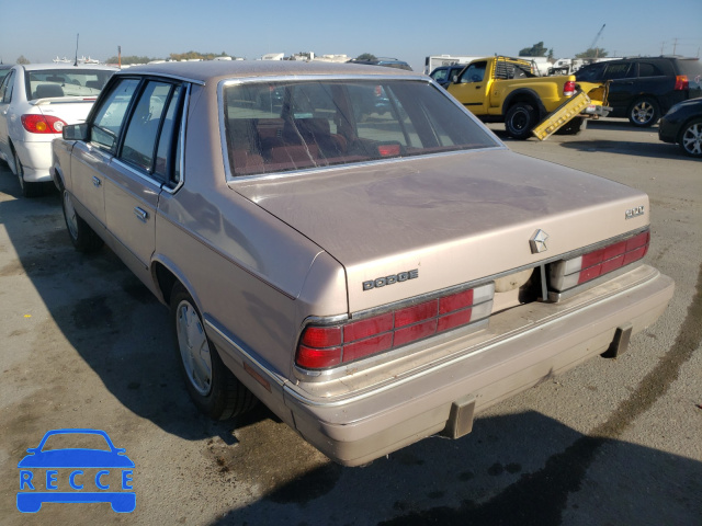 1988 DODGE 600 1B3BE36K1JC198920 image 2