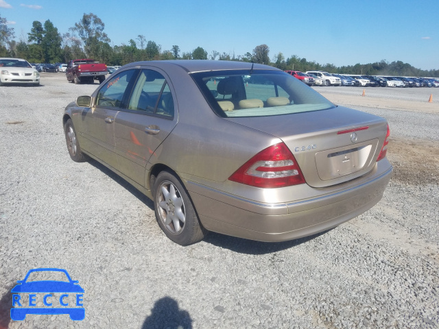 2003 MERCEDES-BENZ C CLASS WDBRF61J23F307329 image 2