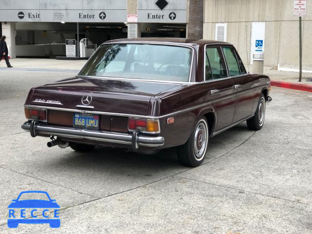 1972 MERCEDES-BENZ 220D 11511010221499 image 3