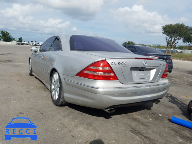 2002 MERCEDES-BENZ CL 600 WDBPJ78JX2A023282 image 2