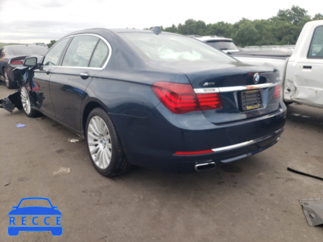 2013 BMW 740 LXI WBAYF4C56DDE23731 зображення 2