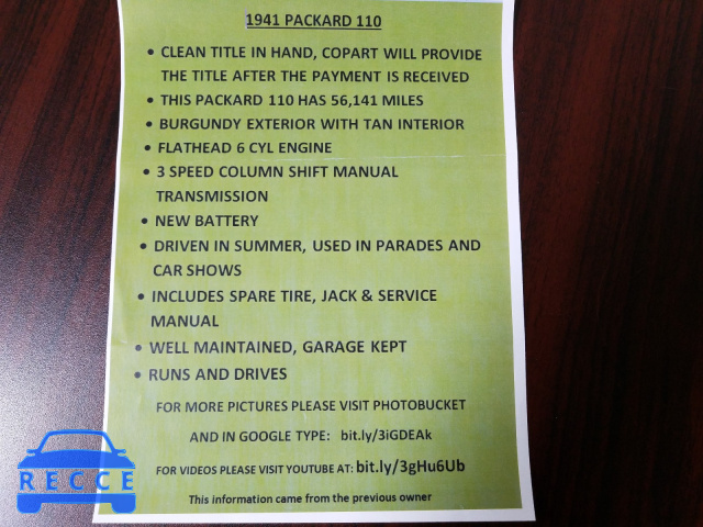 1941 PACKARD ALL MODELS D23039B Bild 8