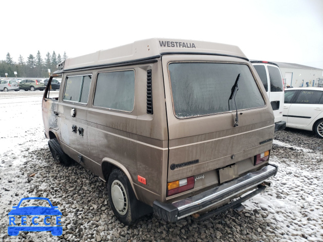 1985 VOLKSWAGEN VANAGON CA WV2ZB0251FH100890 image 2