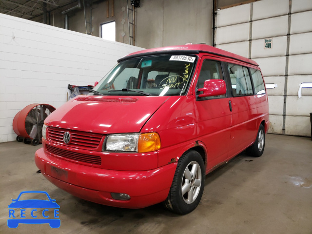 2001 VOLKSWAGEN EUROVAN MV WV2NB47071H135297 Bild 1