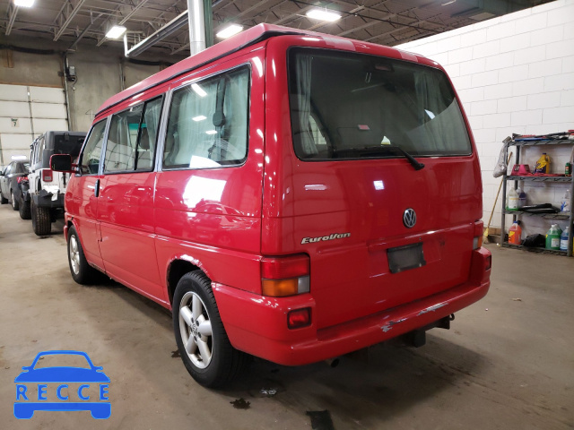 2001 VOLKSWAGEN EUROVAN MV WV2NB47071H135297 Bild 2