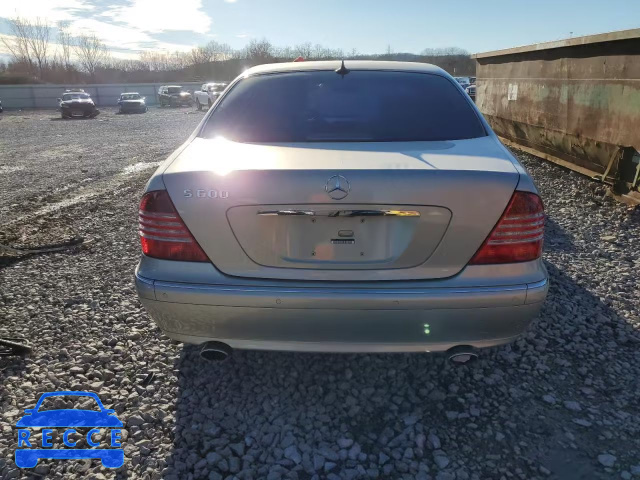 2003 MERCEDES-BENZ S 600 WDBNG76JX3A334866 зображення 5