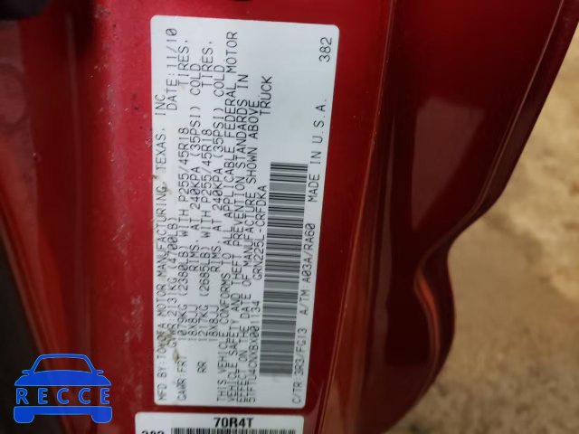 2011 TOYOTA TACOMA X-R 5TFTU4CNXBX001134 image 11