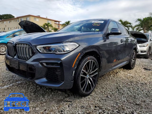 2022 BMW X6 XDRIVE4 5UXCY6C07N9M12583 image 0