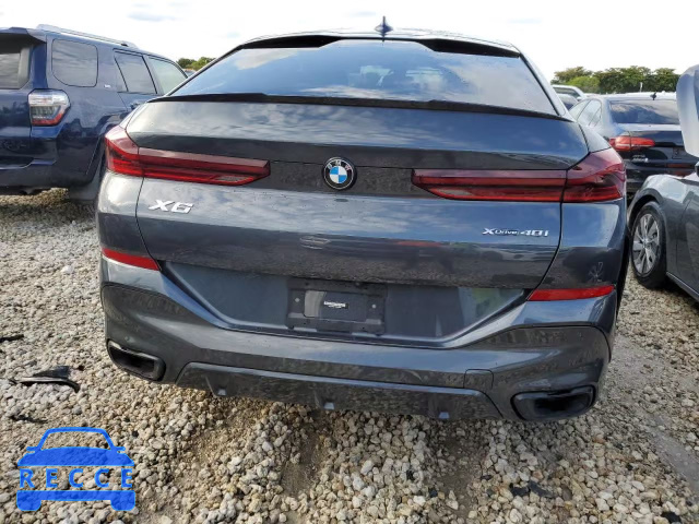 2022 BMW X6 XDRIVE4 5UXCY6C07N9M12583 image 5