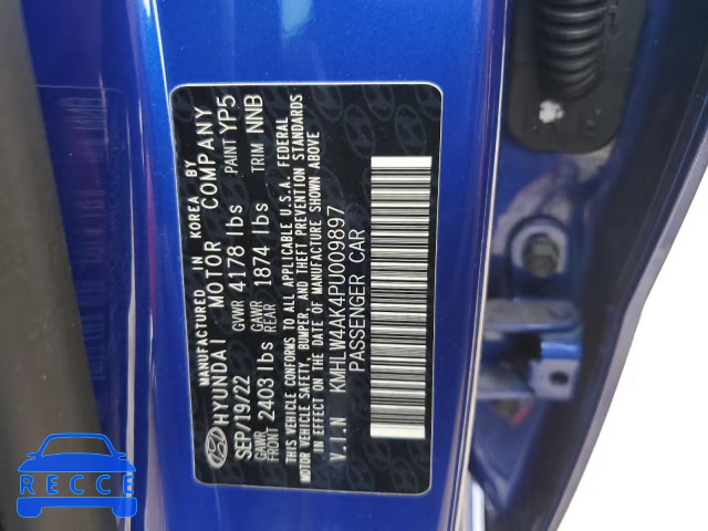 2023 HYUNDAI ELANTRA N KMHLW4AK4PU009897 image 11