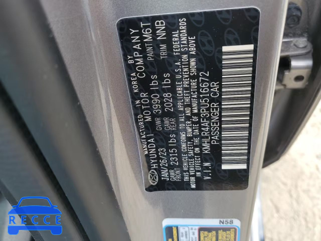 2023 HYUNDAI ELANTRA N KMHLR4AF3PU516672 image 12
